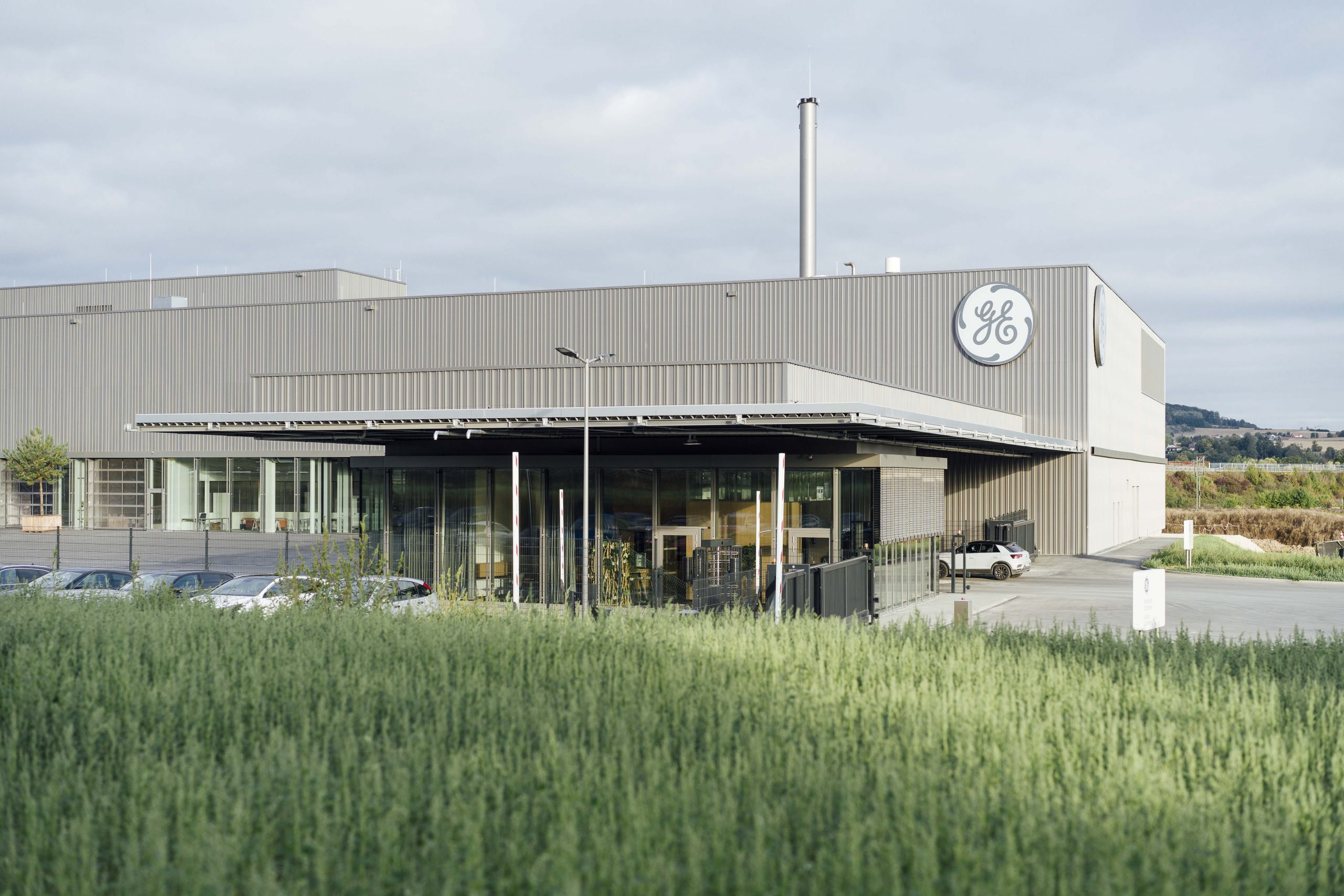 Neubau 3D-Campus GE-Additive, Aussenansicht