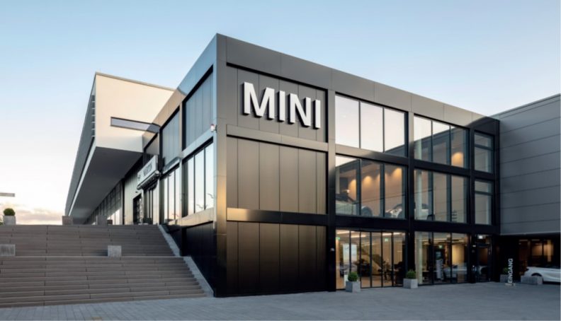 Multifunktionsgebäude Martin, Fassade