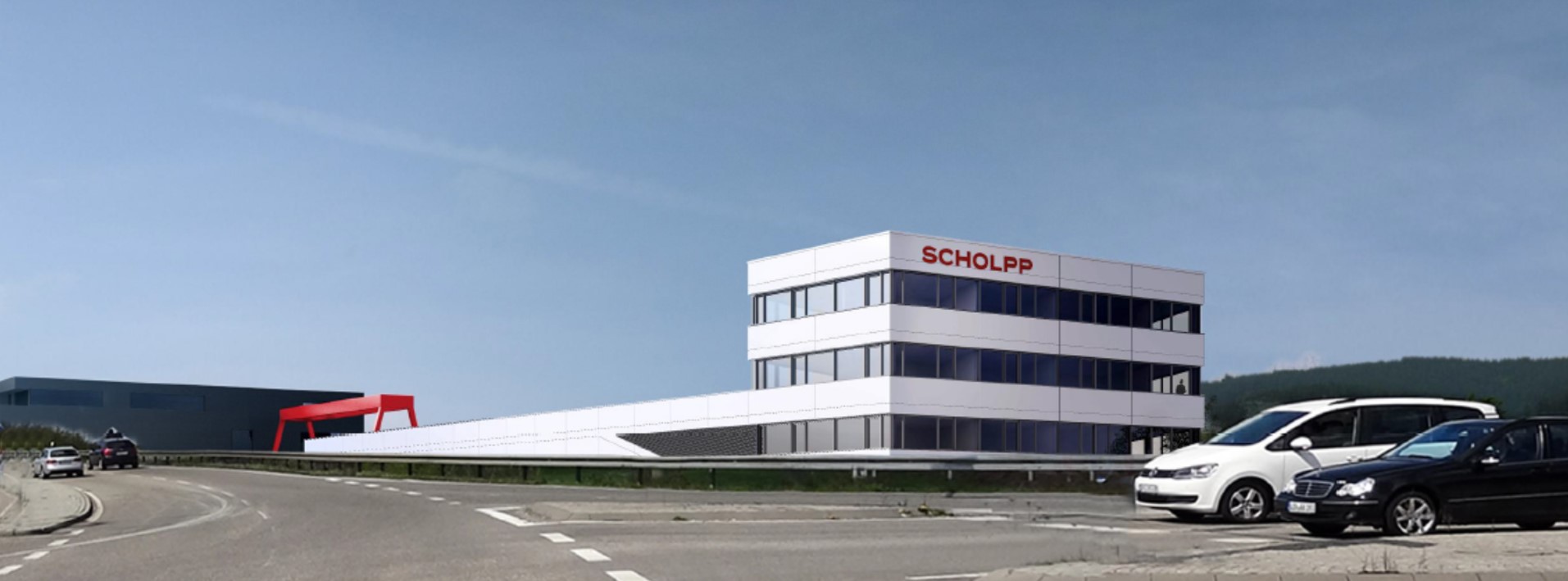 Niederlassung Firma Scholpp, Aussenansicht