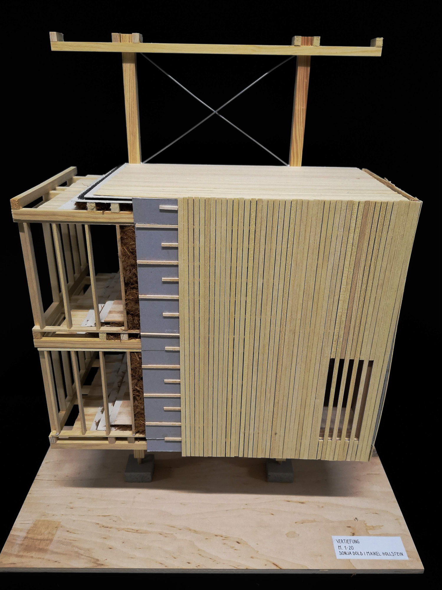 Bild Baukonstruktion Modell 1:50