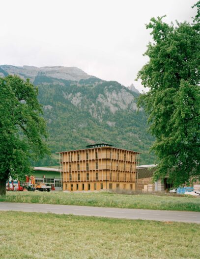 Außenperspektive von Bürohaus Küng in Alpnach