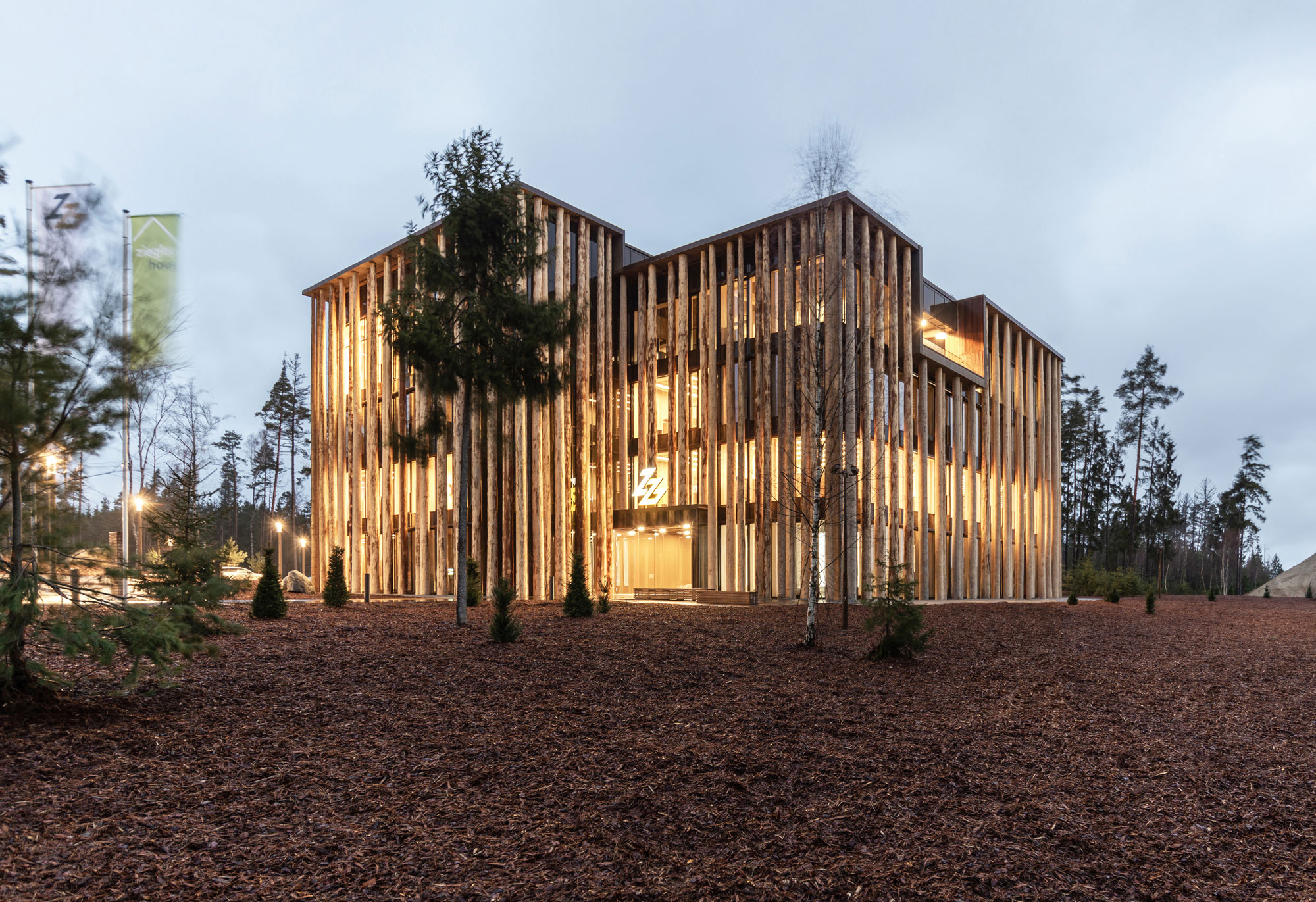 Außenperspektive Hohes Holz | Neubau Büro- und Verwaltungsgebäude für die Ziegler Group