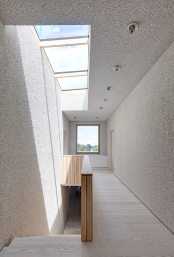 Innenperspektive Treppenhaus mit Oberlicht der Um- und Erweiterung Bürogebäude Fa. Fritschle GmbH