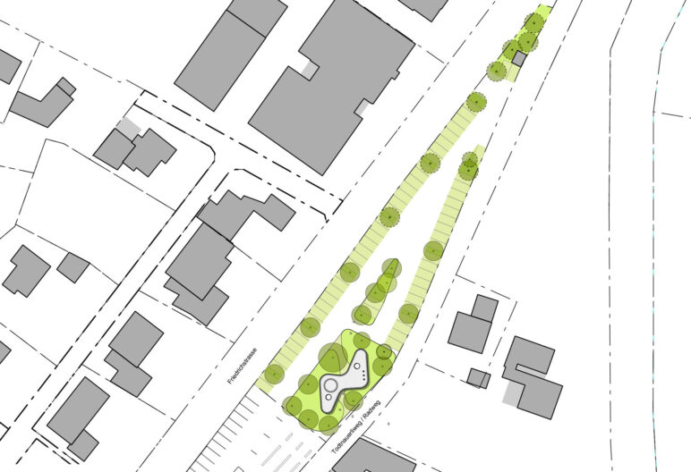 Lageplan Energiezentrale Schönau