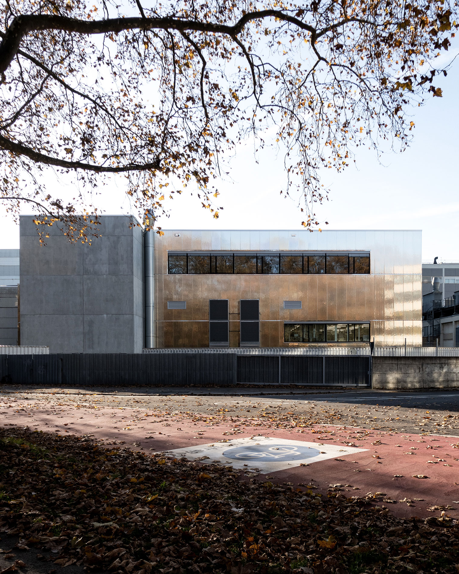 Außenperspektive Neubau GaAs-FAB, im "Telefunkenpark" Heilbronn