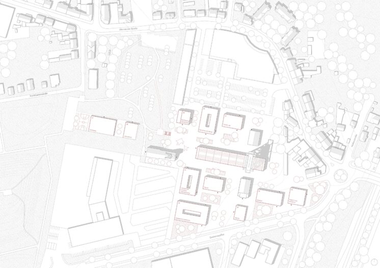 IBP_04_Campus Gneisenau_Lageplan Insellage M1500_Bunge_Scheeff
